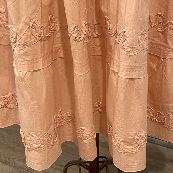 Blush | Nude Midi Skirt - Picture 5 of 9